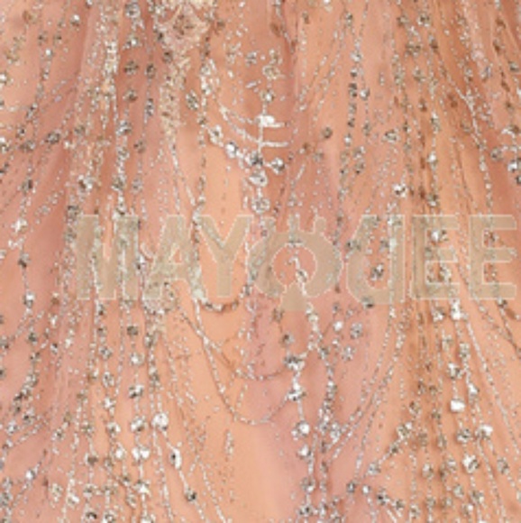 Off shoulder new formal wedding corset back dress - Picture 8 of 8